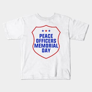 Peace Officers Memorial Day 2024 Kids T-Shirt